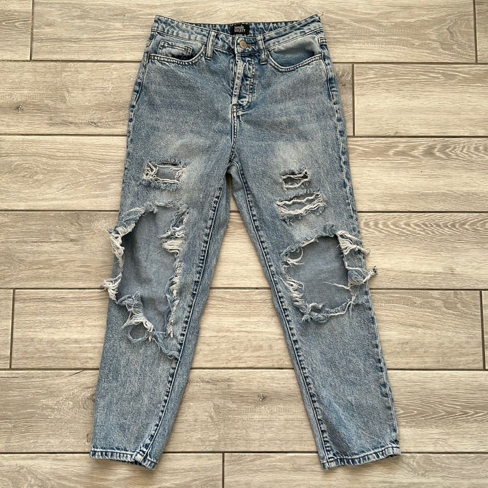 Simple society distressed boyfriend, jeans